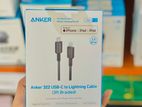 Anker 322 USB-C to Lightning Cable Nylone Braided (0.9m/3ft) For iPhone