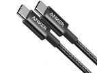 Anker A8752 USB-C to 60W Nylon Braided Cable - 2M