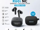Anker Soundcore R60i NC Earbuds + Silicone Cover Combo Pack