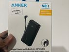 Anker Zolo Power Bank 20k 22.5w ( Built-In Usb-C Cable)