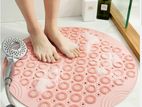 Anti Slip Massage Bacterial Silicone Bath Mat Non