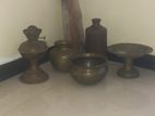 Brass Antique Items Set