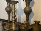 Antique Brass Items Set