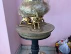 Antique - Brass marble ebony