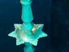 ANTIQUE BRASS OIL LAMP