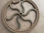 Antique Cast Iron Press Machine Wheel