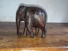 Antique Ebony Elephant Statue