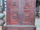 Antique Jack Wood and Ebony Wardrobe