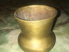 Antique Mini Brass Spittoon.