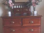 Antique Pettagama with drawers Table mirror