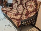 Antique Sofa Set with Cushions