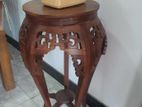 Antique Stool and Phone