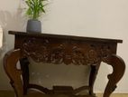 Antique Teak Console Table