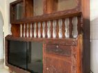 Antique Teak Display Cupboard