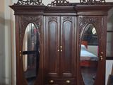 Antique Wardrobe- 90 Years Old | Beautiful Carvings & Mirrors