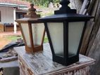 Antique Wood Lamp