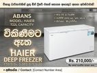 අනුරාධපුරේ +haier+Deep freezer+ice Packet machine+