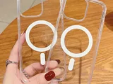 Apple iPhone 15 Pro Max Clear MagSafe Phone Case Wireless Charging