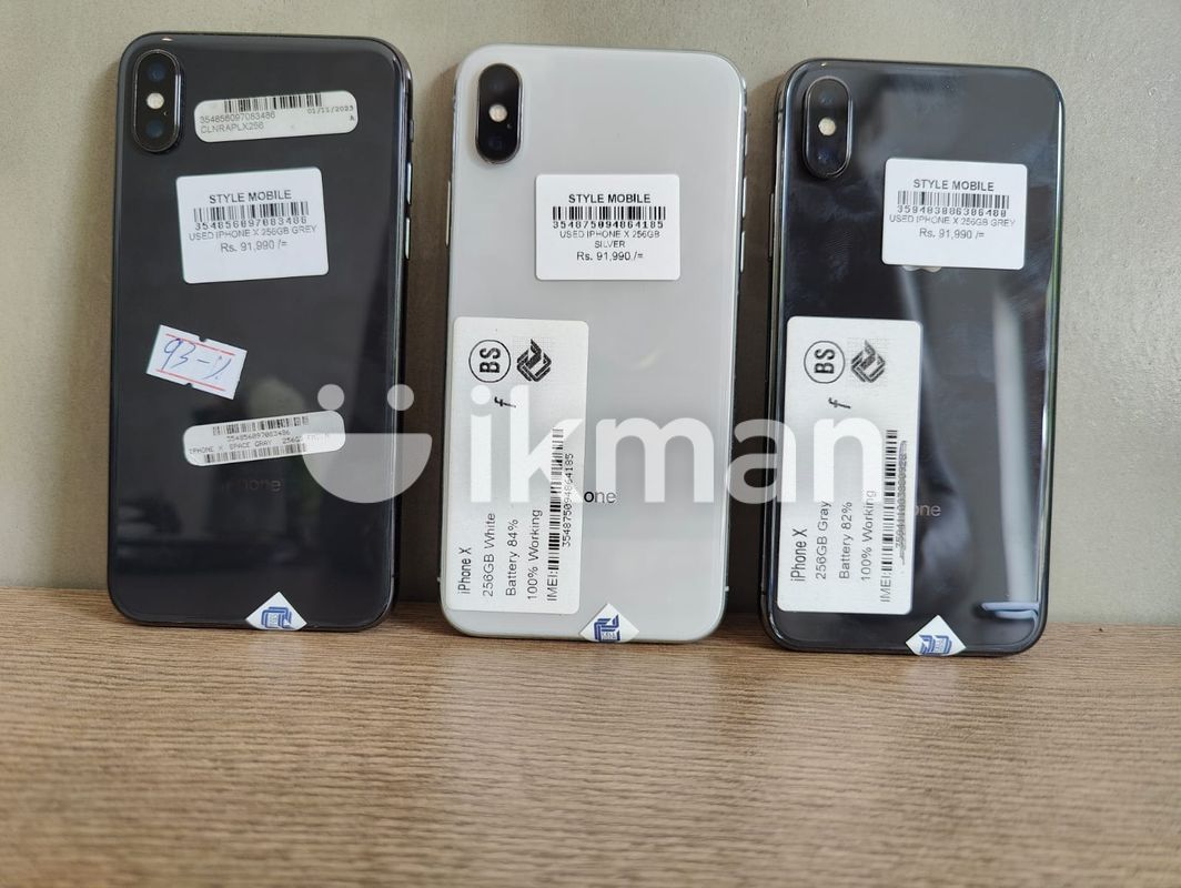 Apple iPhone X 256GB (Used) for Sale in Maharagama | ikman