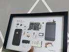 iphone Parts Wall Frame