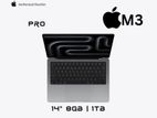 Apple MTL83 14" MacBook Pro with M3 Chip 8GB RAM 1TB SSD (Space Gray)