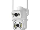 AQ 6MP Dual Lens WiFi PTZ CCTV IP Camera Night Vision Color ICSEE App