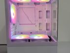 AQUA (White) RX-195A Gaming Casing 5 RGB Fans