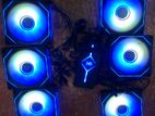 ARGB 6 Fan Kit With Controller