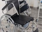 Arm Adjustable Commode Wheel Chair / Wheelchair