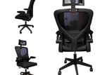 Arm Adjustable Mesh Office Chair with Head Rest