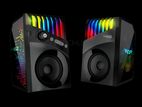 Armaggeddon Lumo 2 RGB Bluetooth 5.3 Low Latency Sterio Speakers