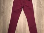 Armani Exchange Burgundy Jeans