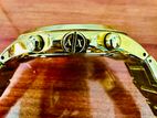 Armani exchange Chronograph Gold tone steel watch - Brand Giorgio