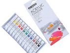 Art Ranger Acrylic Paint Set 12 Colors 12ml Tubes