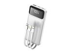 ASPOR A315 10000mAh 22.5W fast charging Power Bank with Built-in Cables