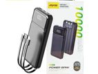 ASPOR A315 10000mAh 22.5W Portable Power Bank with Built-In Cables