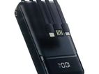 Aspor A316 20000 22.5W Portable Power Bank with Built in Cable