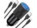 ASPOR A931 metal car iphone charger 2 port usb adapter mobile phones