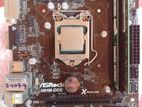 Asrock Mother board with Processor and Ram