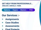 Assignment and Dissertation Support