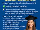 Assignment Dissertations Assistance Service for all subjects