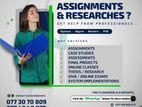 Assignment / Research Assistance Service