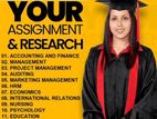 Assignment / Research Assistance Service