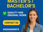 Assignment Research Help MBA/HND/Degree