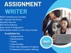 Assignments Dissertations Thesis Presentations