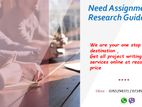 Assignments /Research and Dissertations