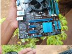 Asus H61 Mother Board with Keyboard and Mouse