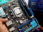 Asus H61 motherboard with RAM and Free Processor (combo kit)