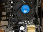 Asus MotherBoard (H110) with Intel i5 7th Gen Processor and 4GB RAM