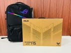 Asus Tuf Gaming F15 with Rog Backpack